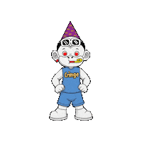 Cringe Party Hat Sticker by Zhot