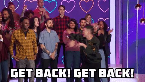 Get Back! - GIPHY Clips
