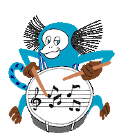 Samba Macaco Sticker by Bloco Quer Swingar Vem Pra Cá