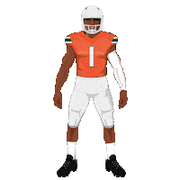 Miami Hurricanes Football Sticker by Panini America