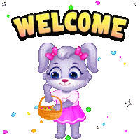 Nice To Meet You Welcome Home Sticker by Lucas and Friends by RV AppStudios