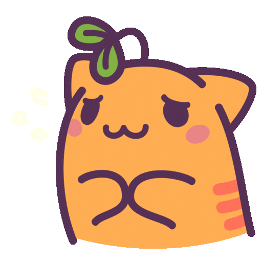 Nervous Cat Sticker by Castaways