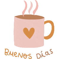 valeilustracion1 cafe buenosdias cafecito valeilustracion Sticker