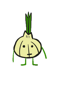 Happy Green Onions Sticker by GT8Studios