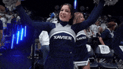 Happy College Basketball GIF by Xavier Men's Basketball