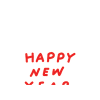 New Year Bear Sticker