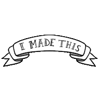 DENIMorDYE art design handmade create Sticker