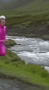 Pink Running GIF by Roland Rosetti