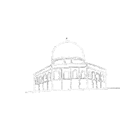 Som7 palestine فلسطين mosque aqsa Sticker