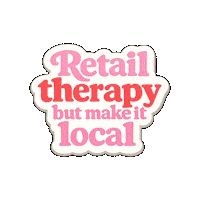 Shop Local Retail Therapy Sticker by NZ Collab