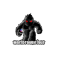 Black Yeti Sticker by UrsusSnowpark