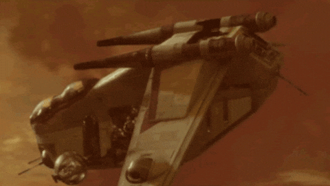 Gunship Attackoftheclones GIF