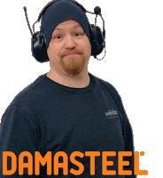 Damasteel damasteel damasteelab cutting edge and looks too swedish damascus Sticker