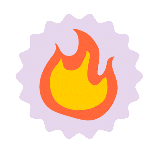 Fire Sticker by Apartment Therapy