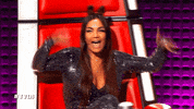 thevoiceofitaly reaction sexy the voice lamborghini GIF
