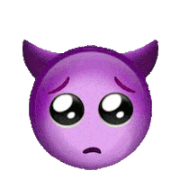 Devil Sobbing Sticker