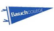 Flag Pennant Sticker by Baruch College
