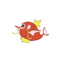 hannahgraphix pokemon help splash yikes Sticker