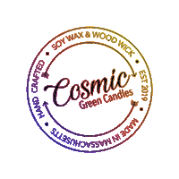 Candle Sustainability Sticker by CosmicGreenCandles