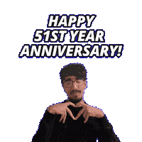 51St Anniversary Sticker