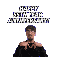 55Th Anniversary Sticker