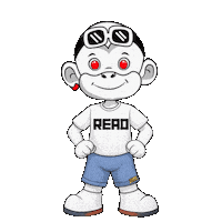 Read Happy Ending Sticker by Zhot Shop