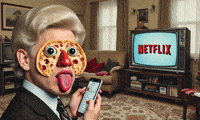 Watching Remote Control GIF by Anne Horel