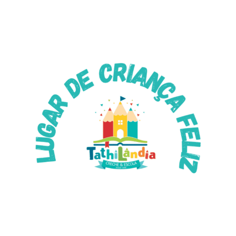 tathilandia feliz escola creche criança feliz Sticker