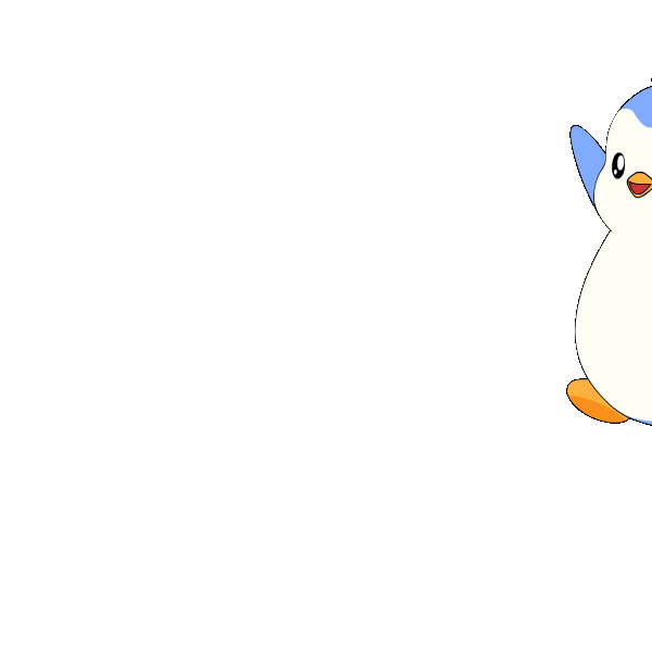 Running Away Catch Me Sticker by Pudgy Penguins