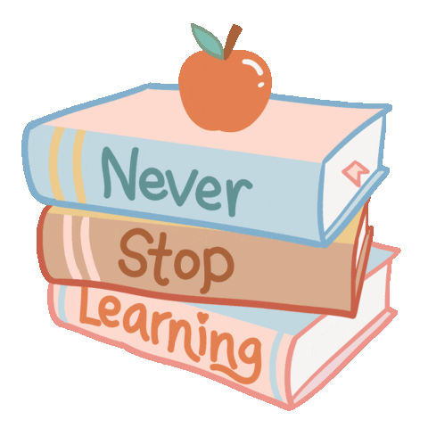 Kilonotes giphyupload sticker books learning Sticker