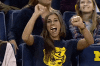 michigan women's gymnastics GIF by Michigan Athletics