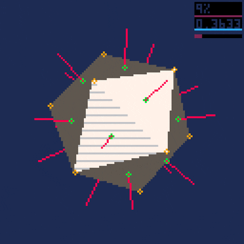 chiptune 3d normal pico8 dithering GIF