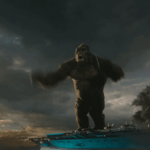 Fight Jump GIF by Godzilla vs. Kong