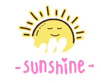 Sunshine Sol Sticker by Roberta Luciana Boldo
