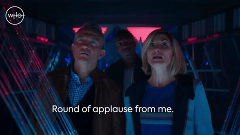 Well Done Applause GIF by Doctor Who