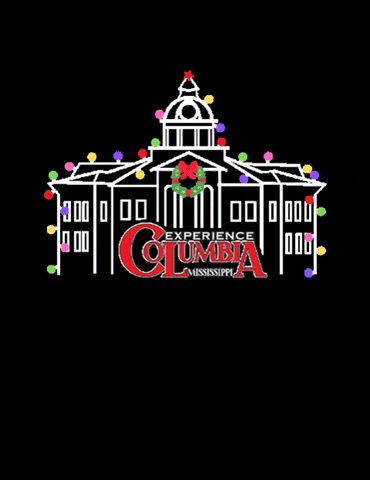 experiencecolumbiams giphygifmaker downtown christmaslights courthouse GIF