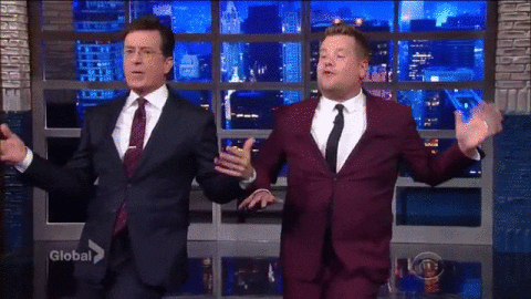 stephen colbert GIF by Global Entertainment