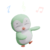 Fun Singing Sticker by Pengu