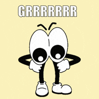 Angry Big Eyes GIF