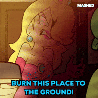 Angry Princess Peach GIF by Mashed