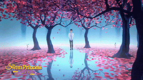 Cherry Blossom GIF by The Swan Princess: Kingdom of Music