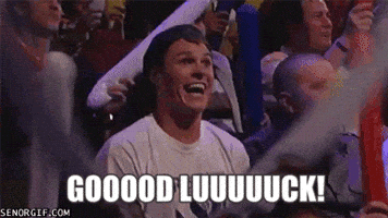 Excited Luck GIF