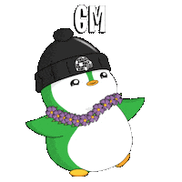 Happy Good Morning Sticker by Pudgy Penguins