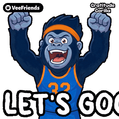 Celebrate Lets Go Sticker by VeeFriends