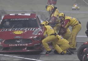 Wipe Pit Stop GIF by NASCAR
