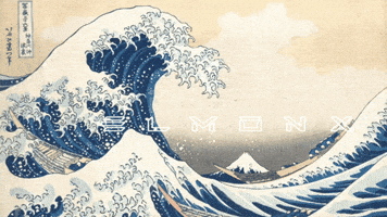 Mount Fuji Wave GIF by ElmonX