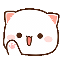 Cat Hello Sticker
