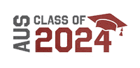 Graduation Class Of 2024 Sticker by American University of Sharjah
