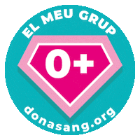 DonaSang blood o 0 grupo Sticker