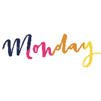 Monday Lunes Sticker